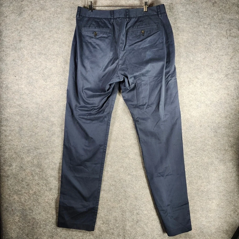 BONOBOS Weekday‎ Warrior Monday Athletic Navy Blue Chinos Dress Pants Men 34x34